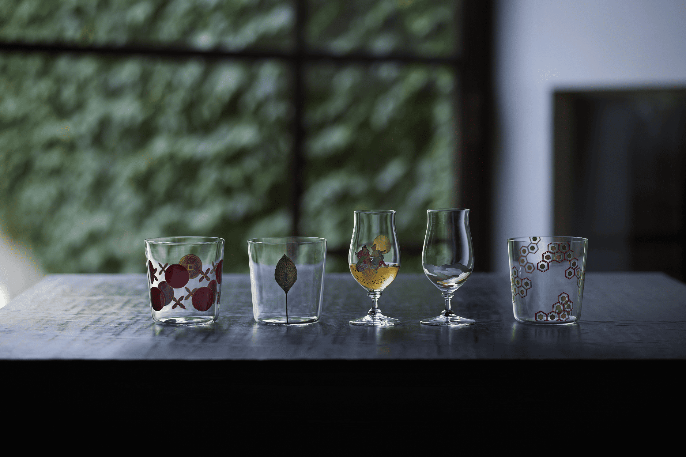 蒔絵グラス製作